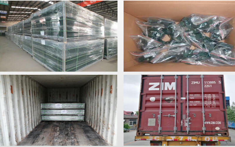 3D Welded Wire Mesh Security Fence Packaging and shipping