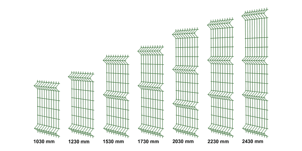 3D mesh fence pannel