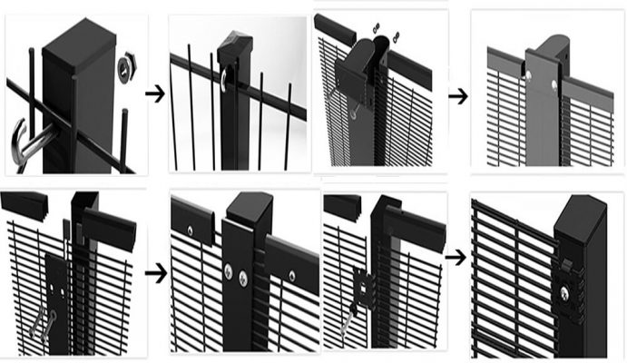 Anti-Climb Fence installation style (2)