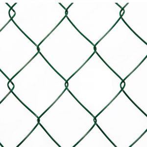Chain link mesh fence with pvc coating1