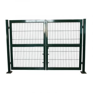 Double wing gates green or anthracite (2)