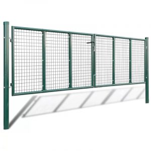 Double wing gates green or anthracite (3)