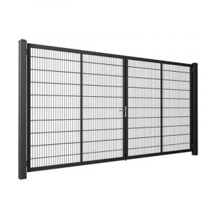 Double wing gates green or anthracite