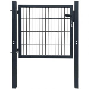 Galvanised Steel Garden Gate, Heavy Duty and Durable with Lock and Key