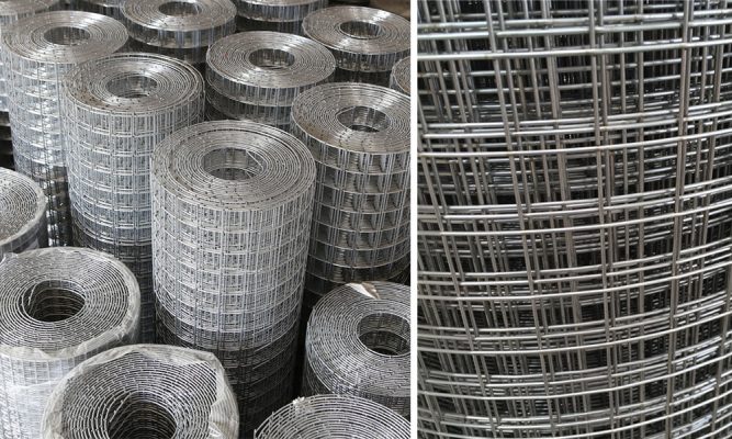 Galvanised Welded Wire Fence Mesh Rolls detail