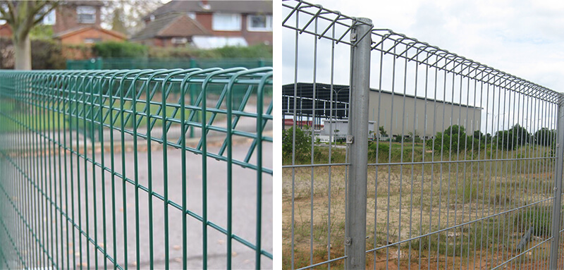 Galvanized and Powder coated BRC SECURITY FENCE 1