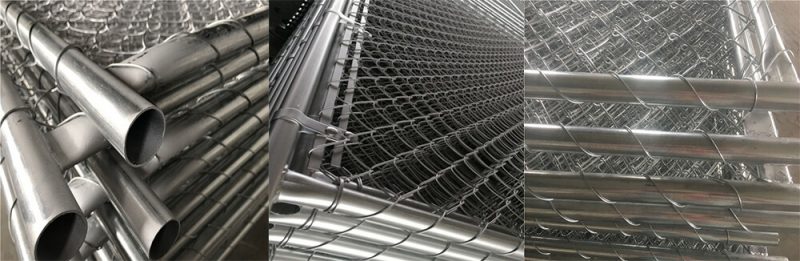 Galvanized chainlinkTemporary Fence Panel for construction product detail