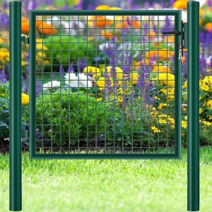 Garden Gate Outdoor Mesh Fence Gate With single door