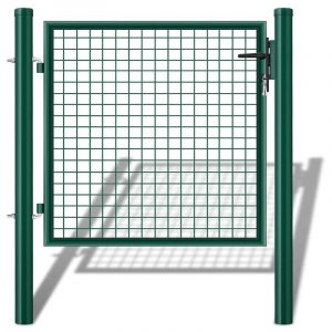 Metal Garden Gates Outdoor Mesh Fence Gate Suit Garden Patio