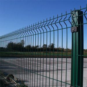 PVC Coated 3D Welded Wire Mesh Security Fence Panel