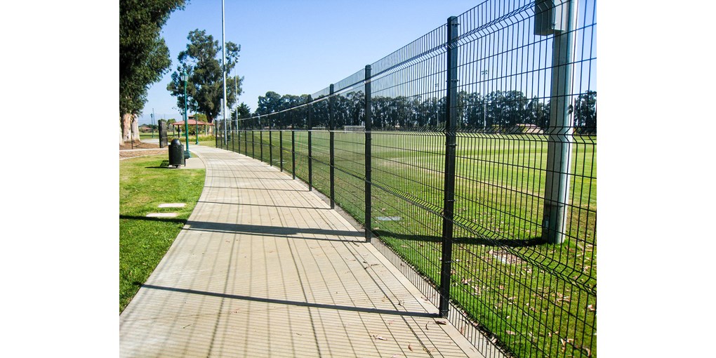 PVC Coated 3D Welded Wire Mesh Security Fence Panel