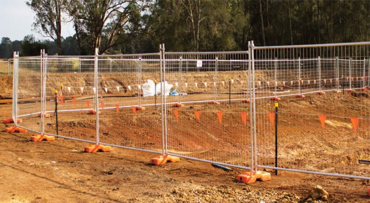 welded Temporary Fence Panel application