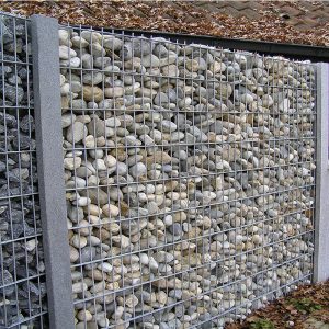 2D welded gabion fence for garden
