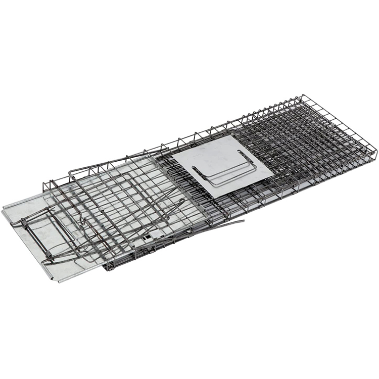 Animal Cage Trap 24x8.5x7.5'' Steel Humane Release Rodent Cage