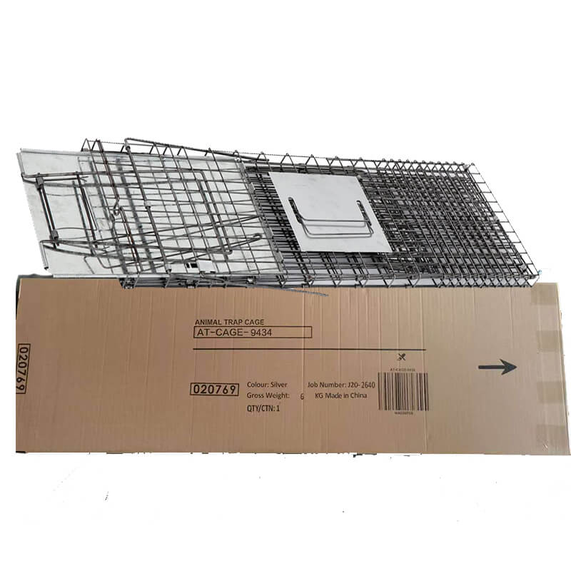 Animal Cage Trap 24x8.5x7.5'' Steel Humane Release Rodent Cage
