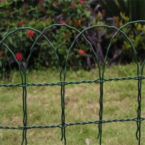 Arched Metal Garden Border Fence
