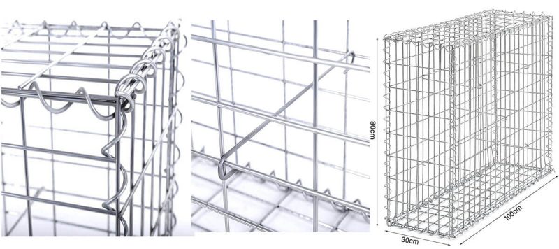 Galvanized Welded Garden Patio Cage Outdoor Gabion Planter Gabion Wall detail