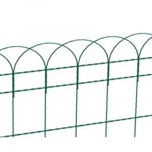 PVC COATED LAWN EDGING GARDEN BORDER FENCE