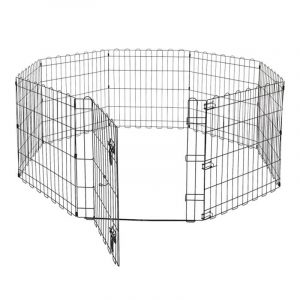 Pet Foldable Metal Exercise Pen & Pet Playpen