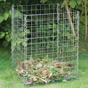 Powder Coated Garden Wire Compost Bin for Garden Leaves (2)