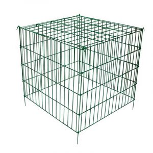 Powder Coated Garden Wire Compost Bin for Garden Leaves