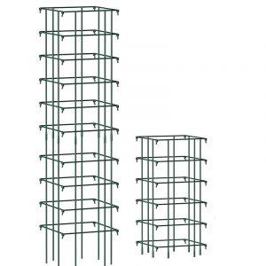 Powder Coated green tomato tower (2)