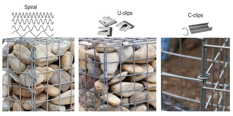 Welded Garden Patio Cage Outdoor Gabion Planter Gabion Wall connect way