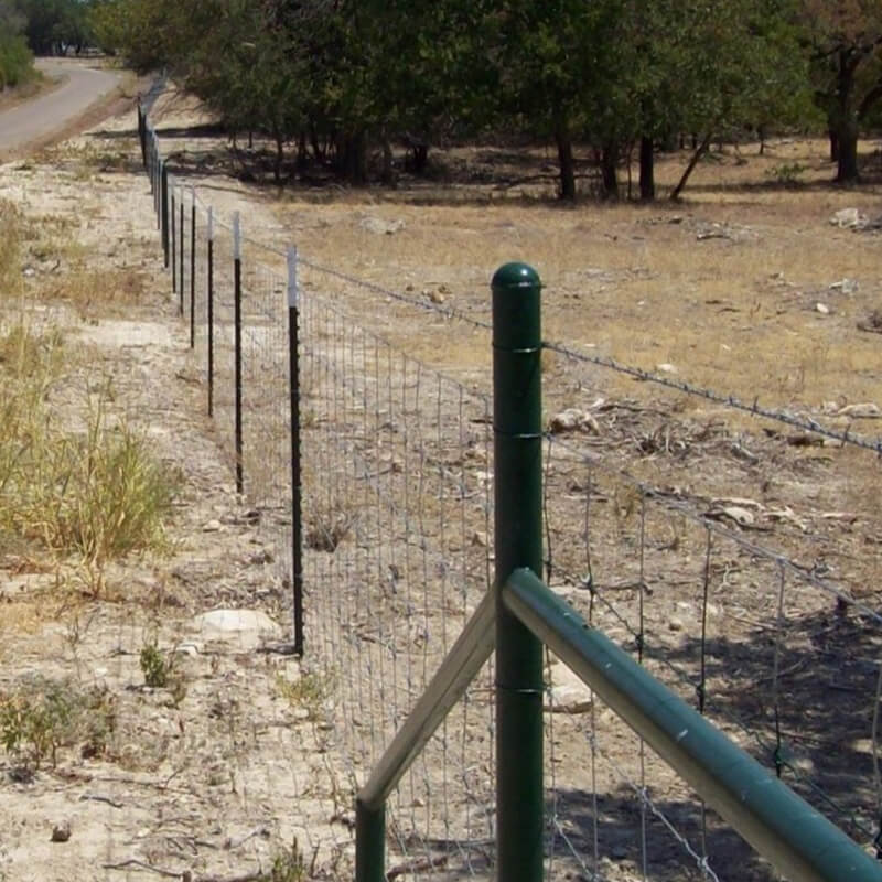 farm used studded T fence post (4)